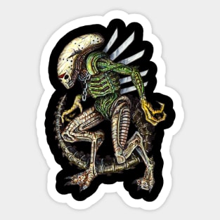 Alien Jason - Horror Icons Mashup Sticker